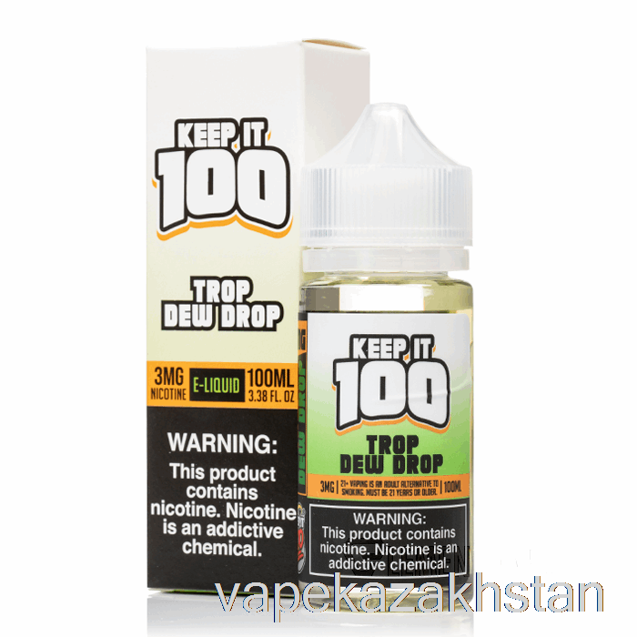 Vape Kazakhstan Trop Dew Drop - Keep It 100 - 100mL 0mg